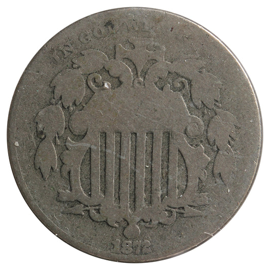 1872 USA Nickel Good (G-4) Impaired