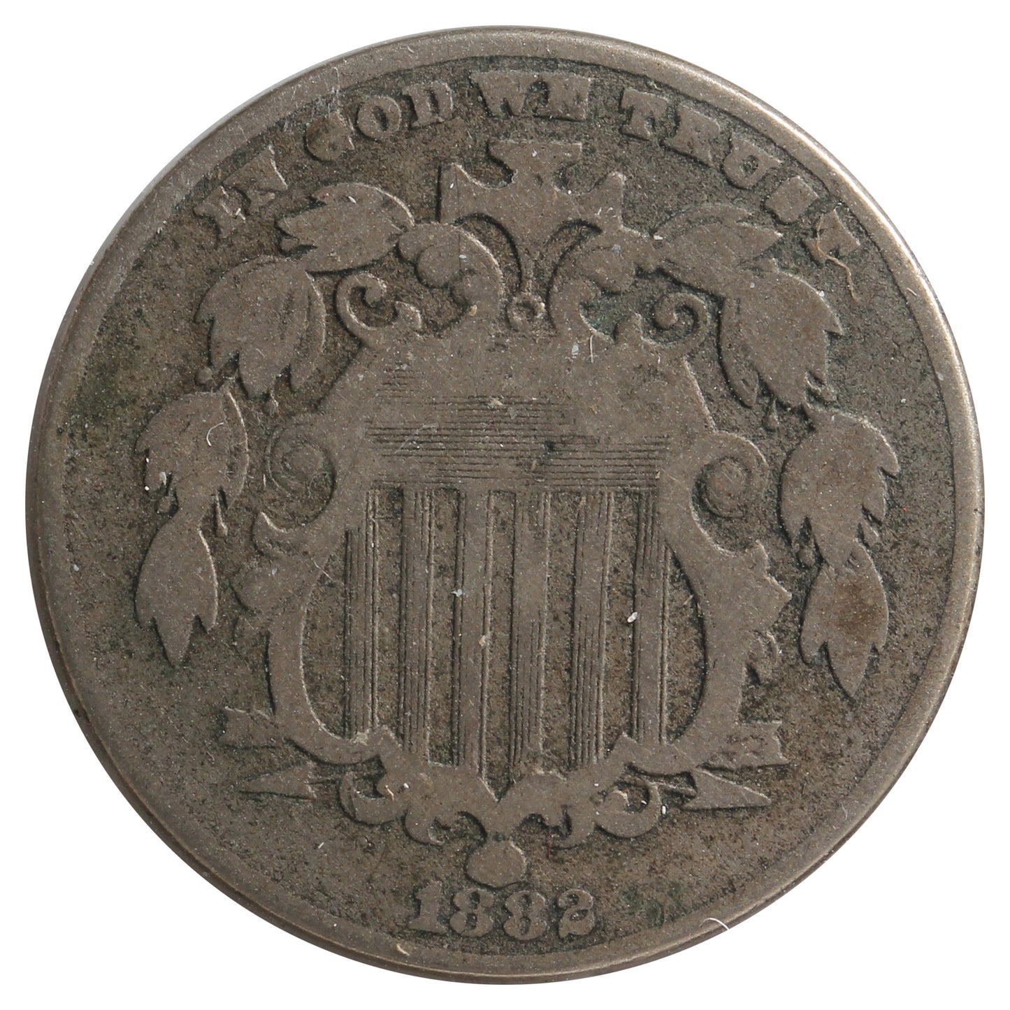 1882 USA Nickel VG-F (VG-10) Impaired