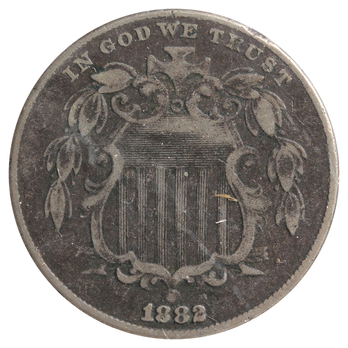 1882 USA Nickel VF-EF (VF-30) Impaired