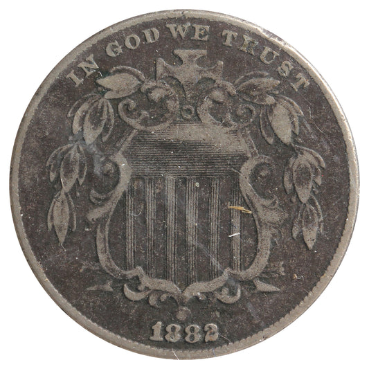 1882 USA Nickel VF-EF (VF-30) Impaired