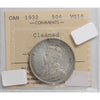1932 Canada 50-cents ICCS Certified VG-10 Cleaned