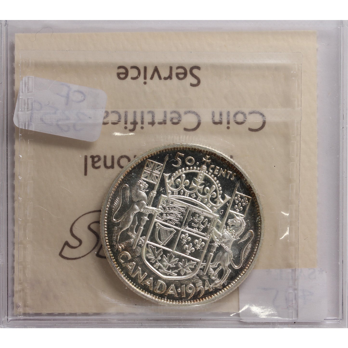 1954 Canada 50-cents ICCS Certified PL65 Cameo