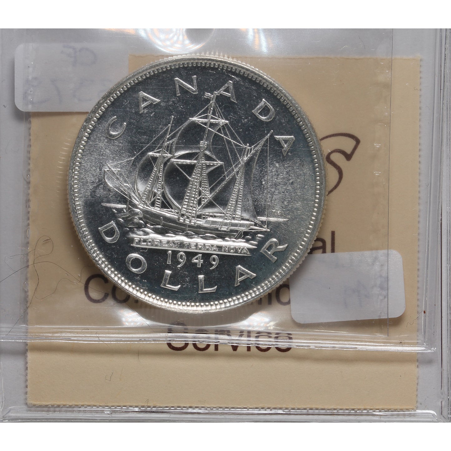 1949 Canada Dollar ICCS Certified MS64 (Toned)