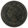 1884 Obv. 2 Canada 1-Cent F-VF (F15) Scratched, Cleaned or Impaired