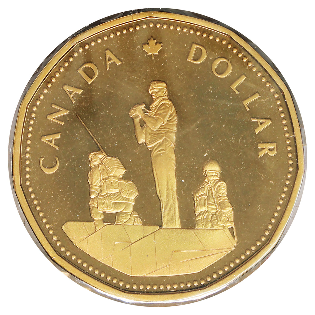 1995 Canada Peace Dollar Proof (Toned)