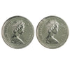 Pair of 1975 Attached & Detached Jewel Canada Nickel Dollar Proof Like (Impaired) 2pcs