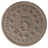 1867 No Rays USA Nickel Very Good (VG8) Scratched, Cleaned or Impaired