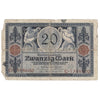 Germany 1915 20 Mark Note, Pick #63 Circ.