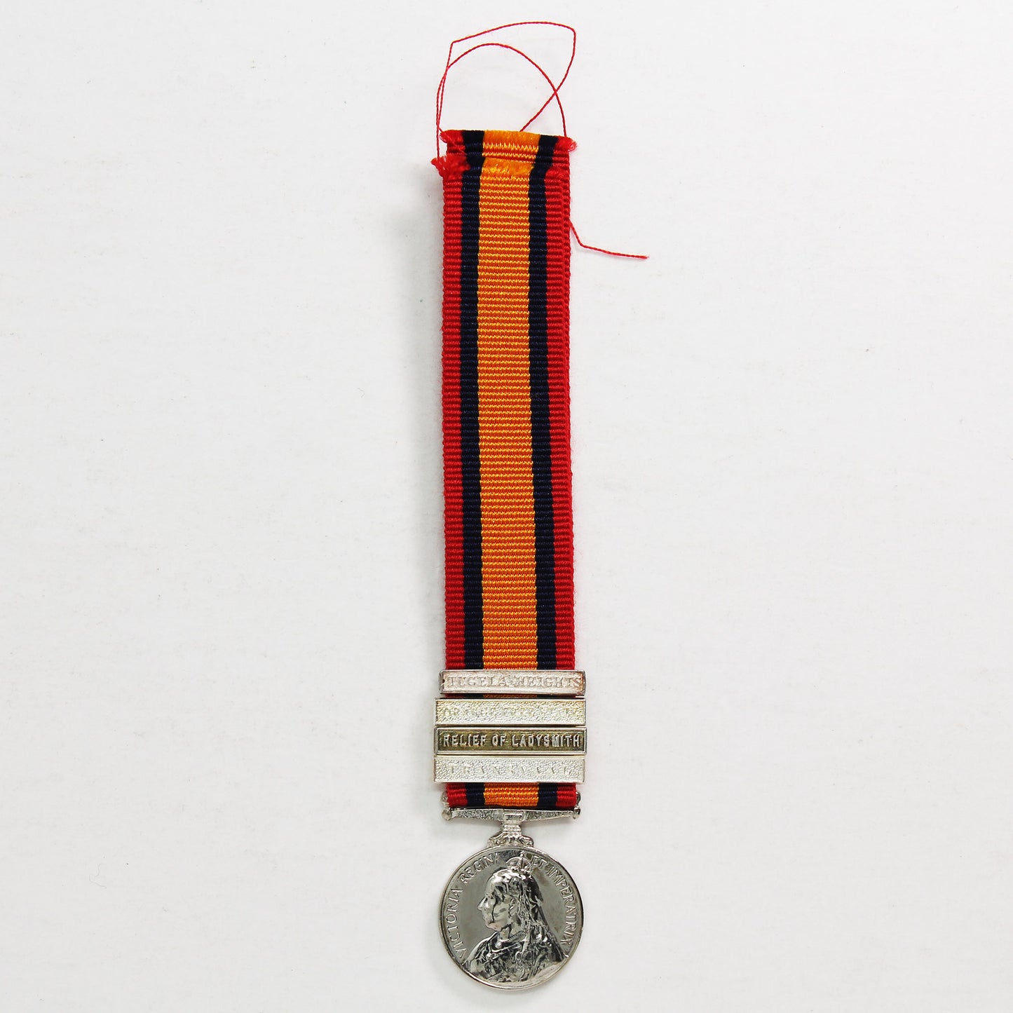 Queens South Africa Miniature Medal W/Ribbon