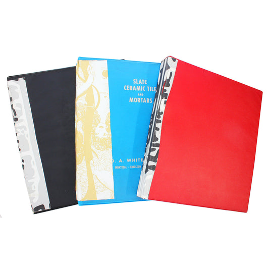 Lot of 3x 500+ World Stamps in Red, Black and Blue Album