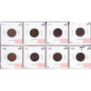 Lot of 8x 1859-1886 USA cent, All G, 8Pcs. (Impaired)