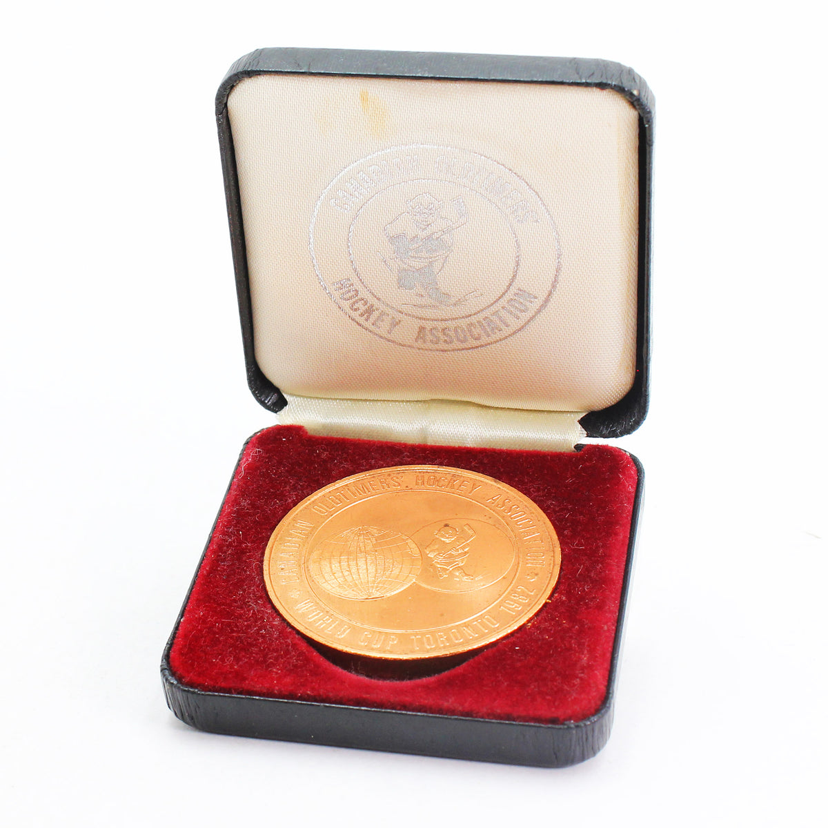 1982, Toronto, ON Canadian Oldtimers Hockey Association World Cup Medal