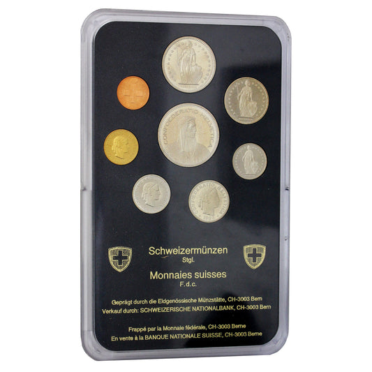 1982 Switzerland Proof Coin Set (scratched case)