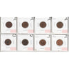 Lot of 8x 1921-1935 Canada 1-Cent, VG to AU, 8Pcs. (Impaired)