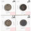 Lot of 4x 1888-1889 USA Nickel, G to VF, 4Pcs. (Impaired)