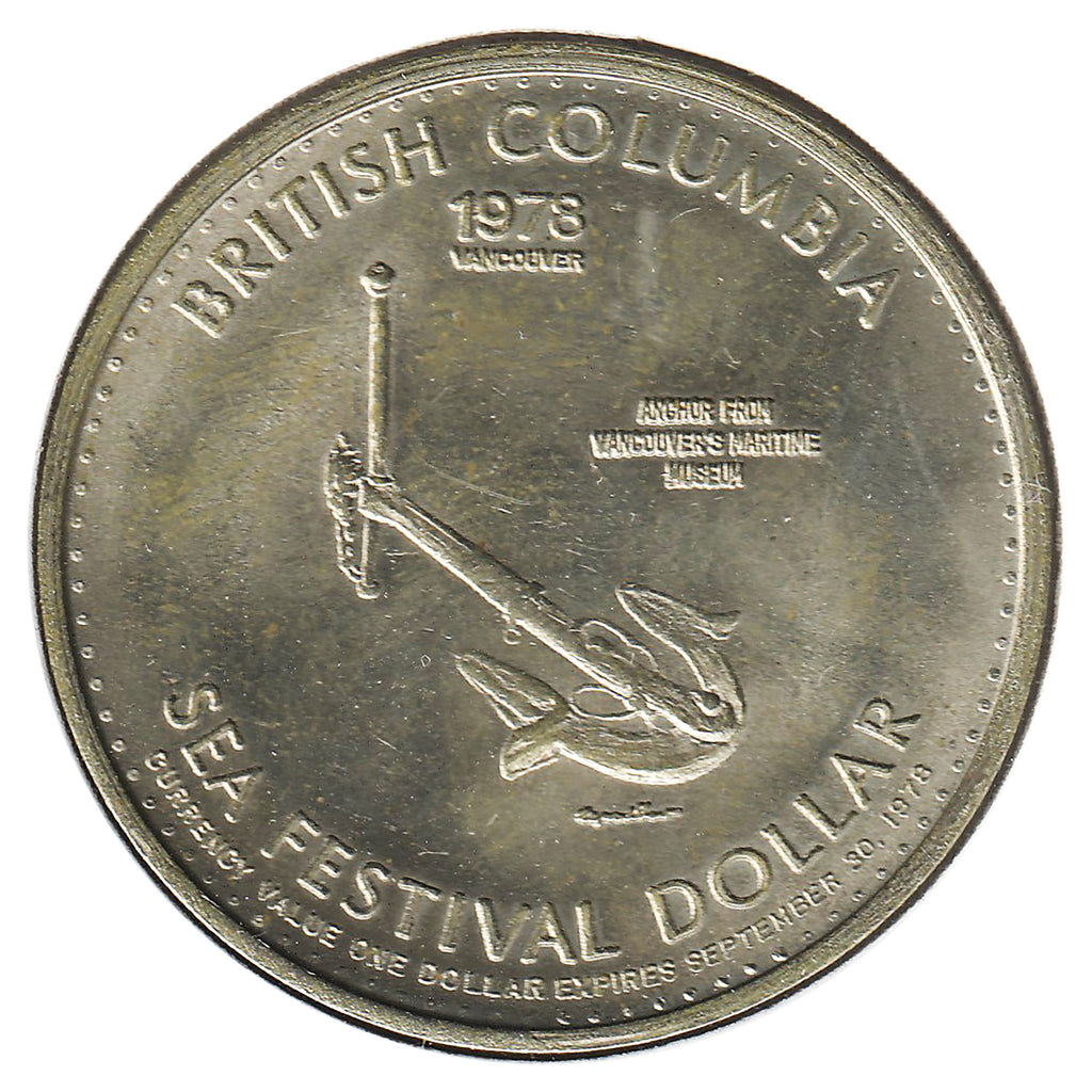 1978 Vancouver, BC Sea Festival Dollar