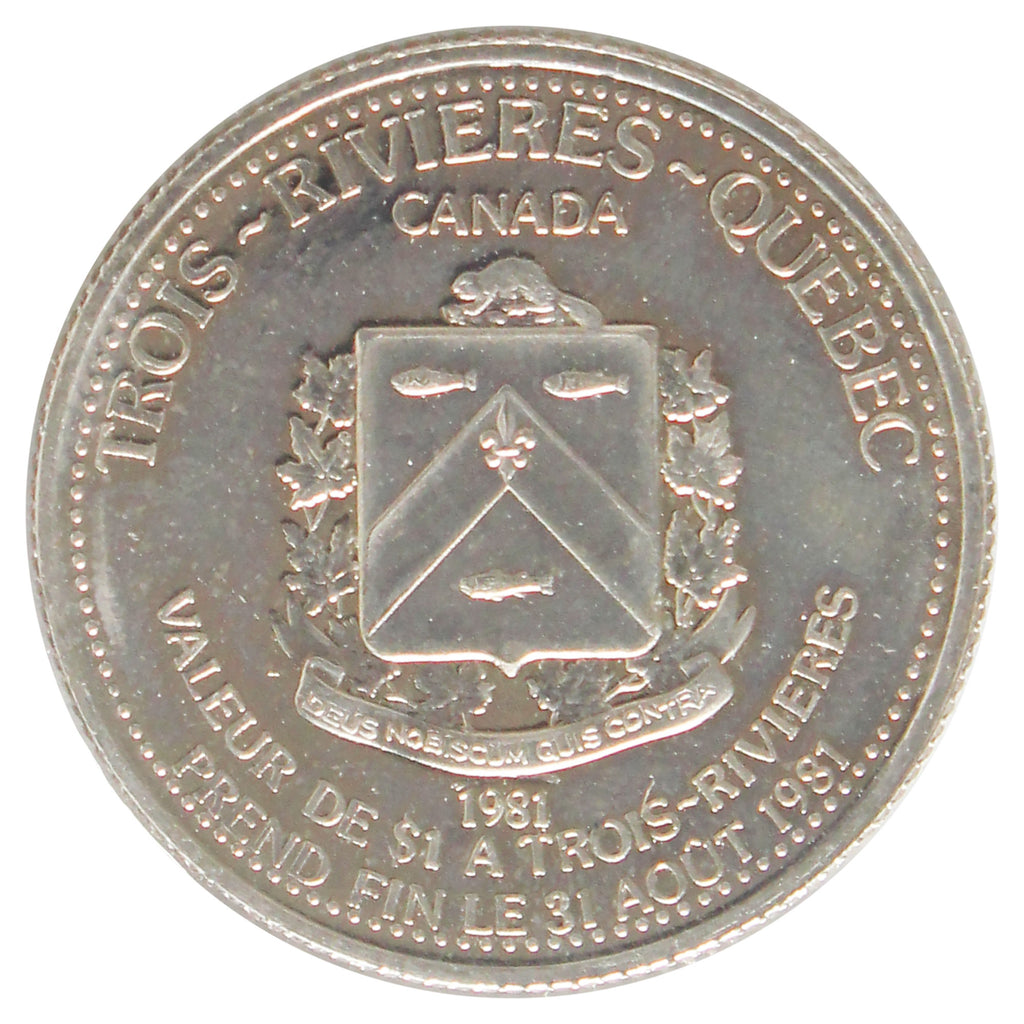 1981 Trois Rivieres, QC $1 Trade Token - Centennial