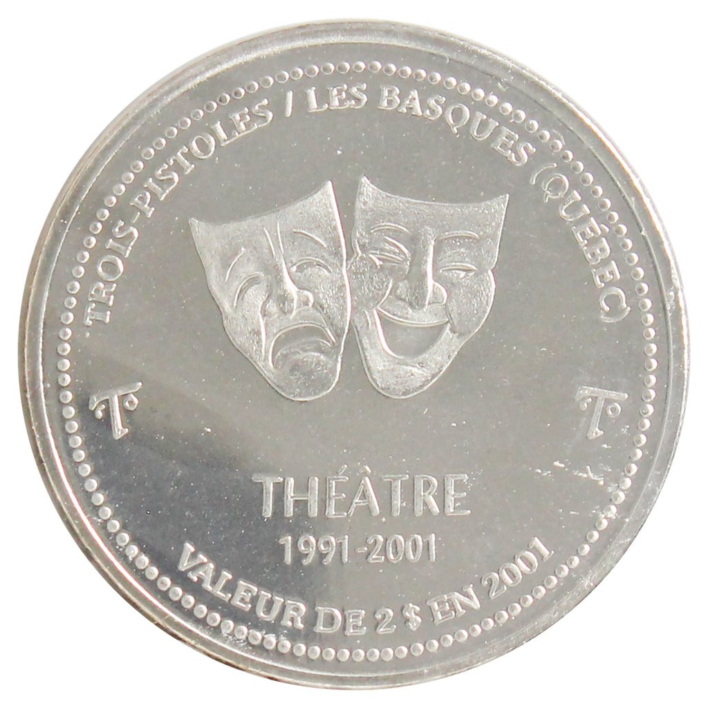 2001 Trois Pistoles, QC $1 Trade Token - Theatre