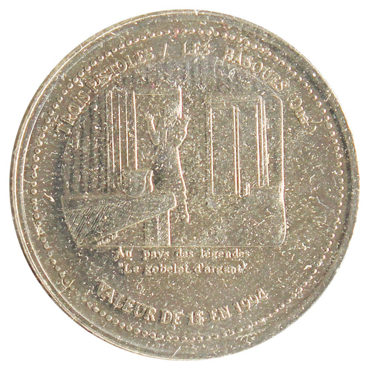 1994 Trois Pistoles, QC $1 Trade Token -The Legend of The Silver Goblet