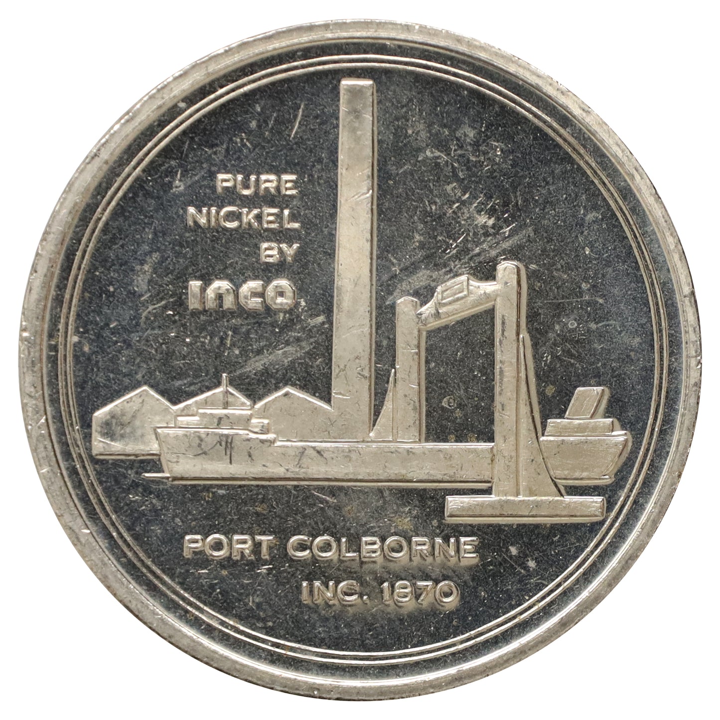 Port Colborne, ON INCO Pure Nickel Token