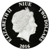 2016 Niue $2 Disney Princesses - Pocahontas 1oz. .999 Fine Silver Coin (No Tax)