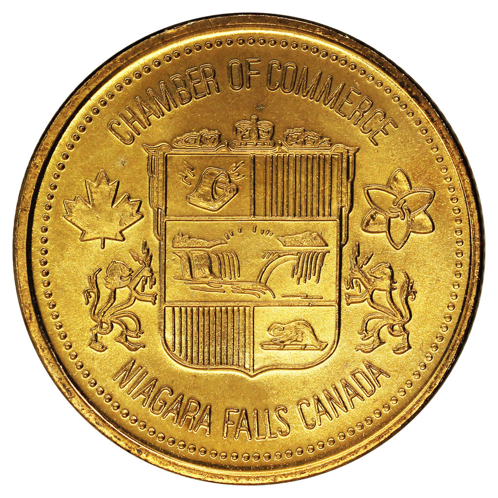 Niagara Falls, ON Chamber of Commerce Gold Plated Token