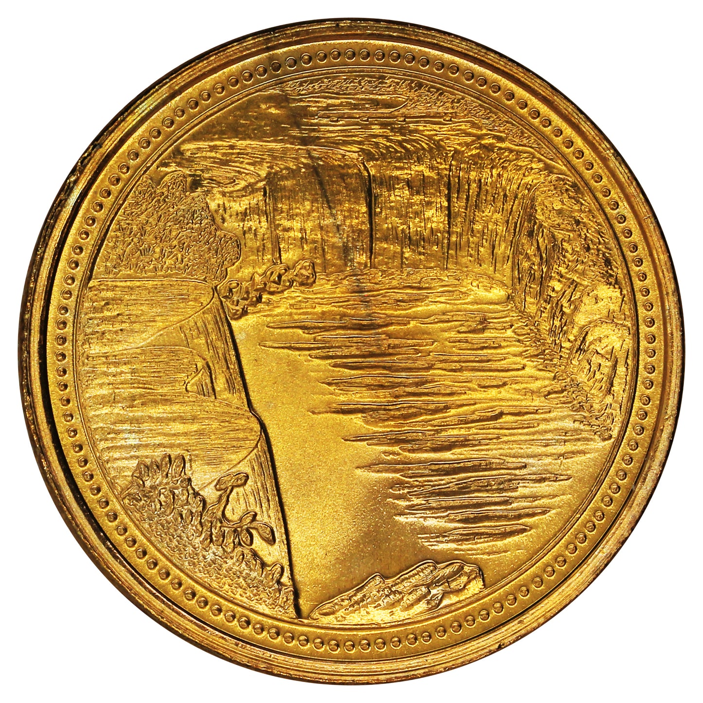 Niagara Falls, ON Chamber of Commerce Gold Plated Token