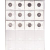 Lot of 60x 1924-1989 Canada 5-cents, 60Pcs. (Impaired)