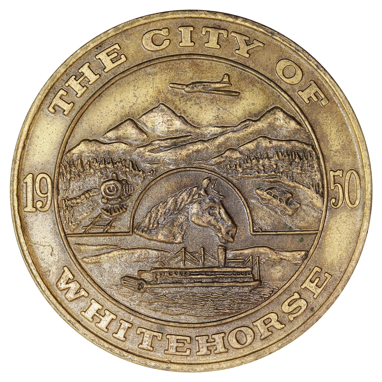 1950 White Horse, Yukon Klondike Dollar Token