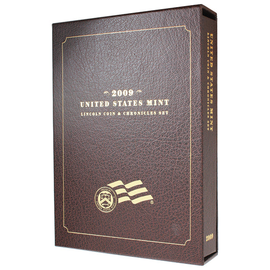 2009 USA Mint Lincoln Coin and Chronicles 5-Coin Set (Impaired)