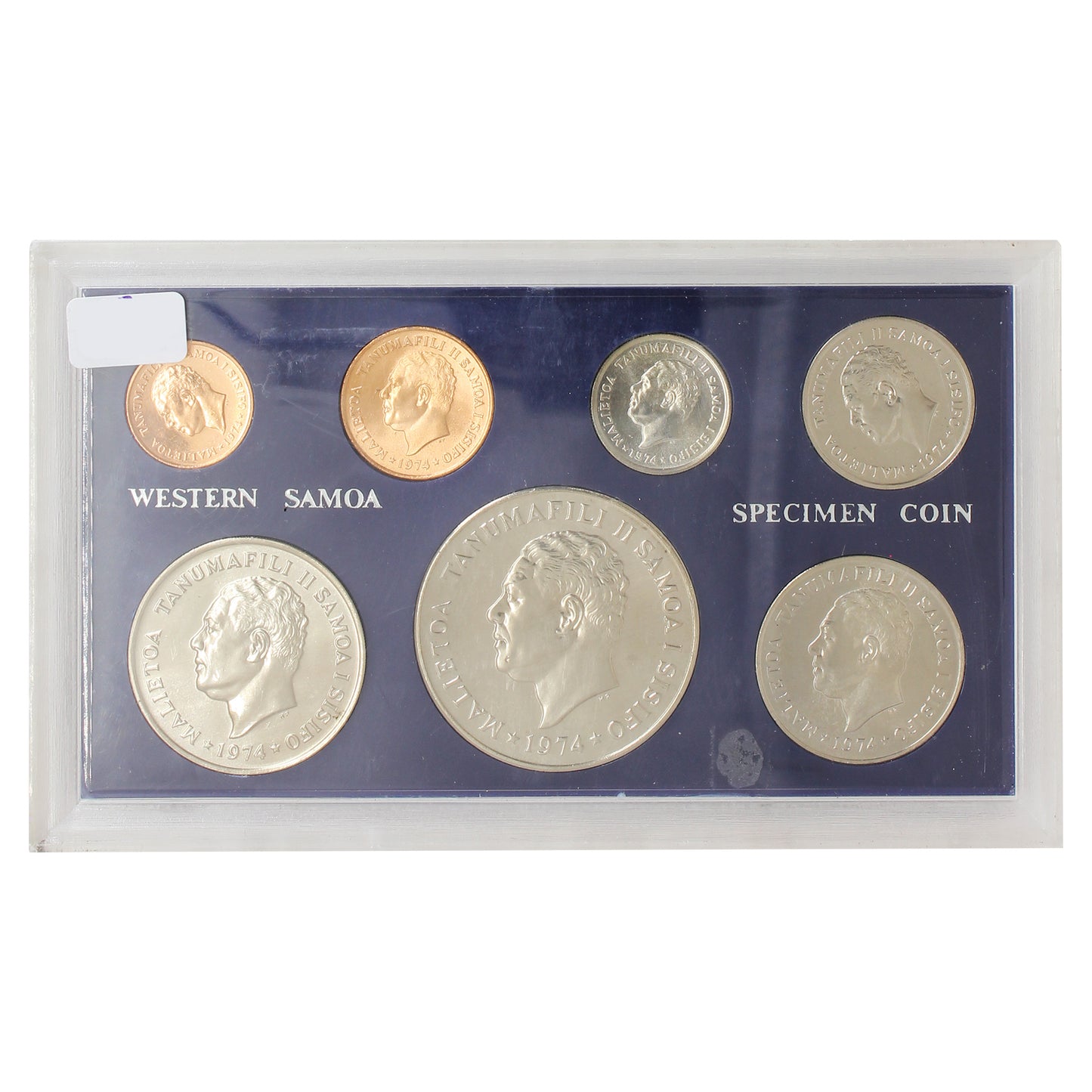 1974 Western Samoa 7-Coin Specimen Set (Impaired)
