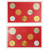 1984 Japan 6-Coin Mint Set W/Brass Year of the Rat Medallion (Impaired)