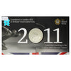 2011 UK 5 Pound One Year Countdown to Olympics Commemorative Coin in Folder (Light Wear)