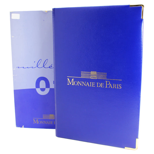 2001 France 8-Coin Proof Set (Impaired)