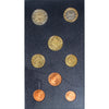 2001 France 8-Coin Proof Set (Impaired)