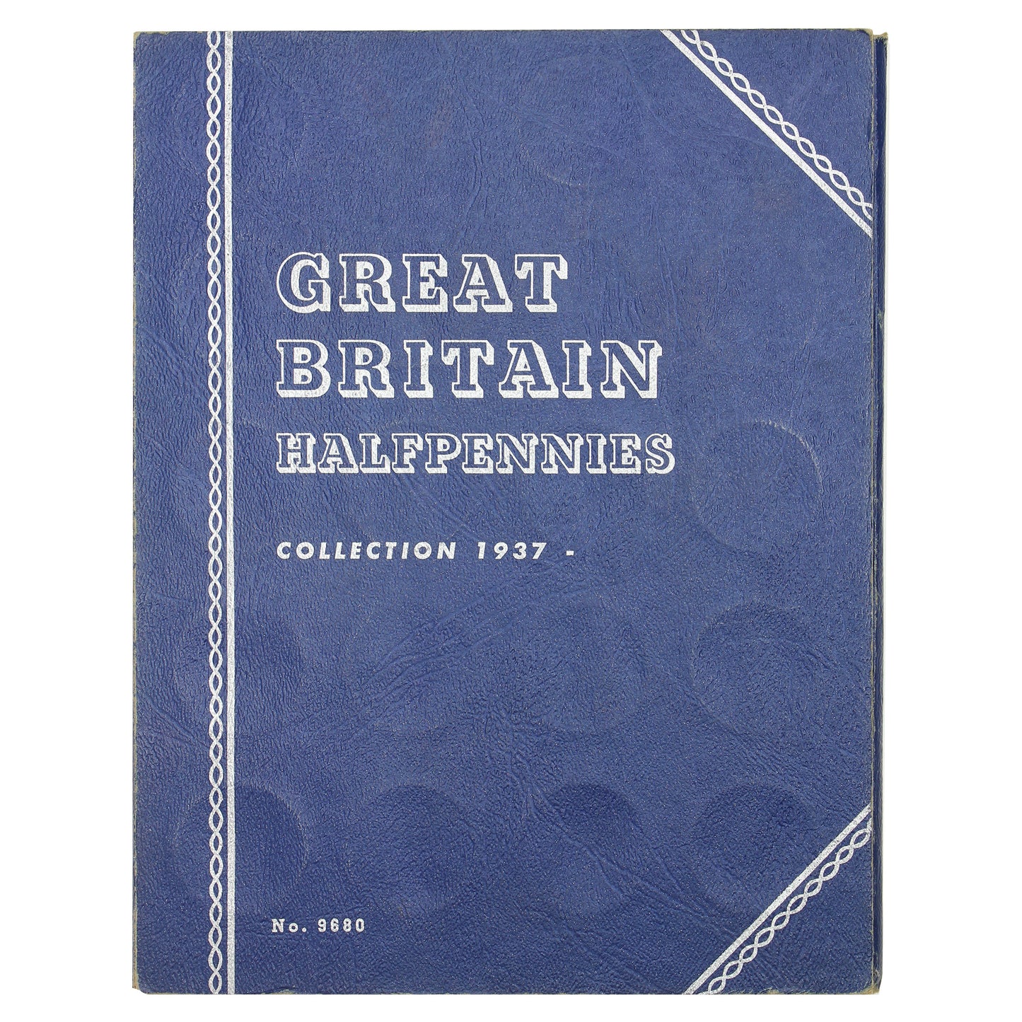 1937-1967 Great Britain Half Pennies Collection in Whitman Folder (Impaired)