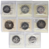 Lot of 8x 1961-1972 Canada Dollar ICCS Cert. PL-63 to PL65, 8Pcs. (Toned)