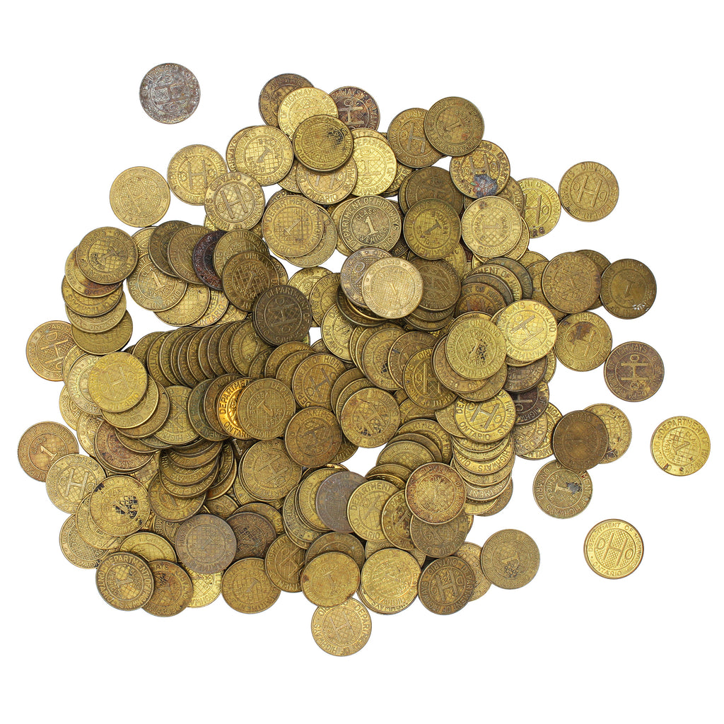 Lot of Ontario Department of Highway Tokens (Sold As Is)