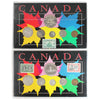 Pair of 1939 & 1949 Canada Coin Sets in Board w/Stamp (Impaired)