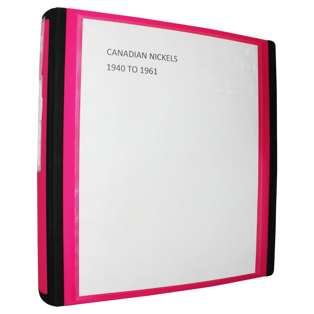 1940-1961 Canada 5-cent Collection in Binder