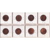 Lot of 8x 1908-1915 Canada 1-cent, VF-EF to EF-AU, 8Pcs. (Impaired)