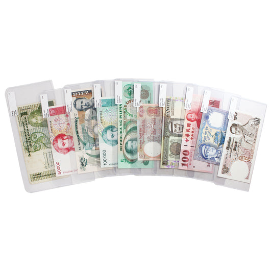Lot of 10x World Notes, Various Denominations, F to UNC, 10Pcs.