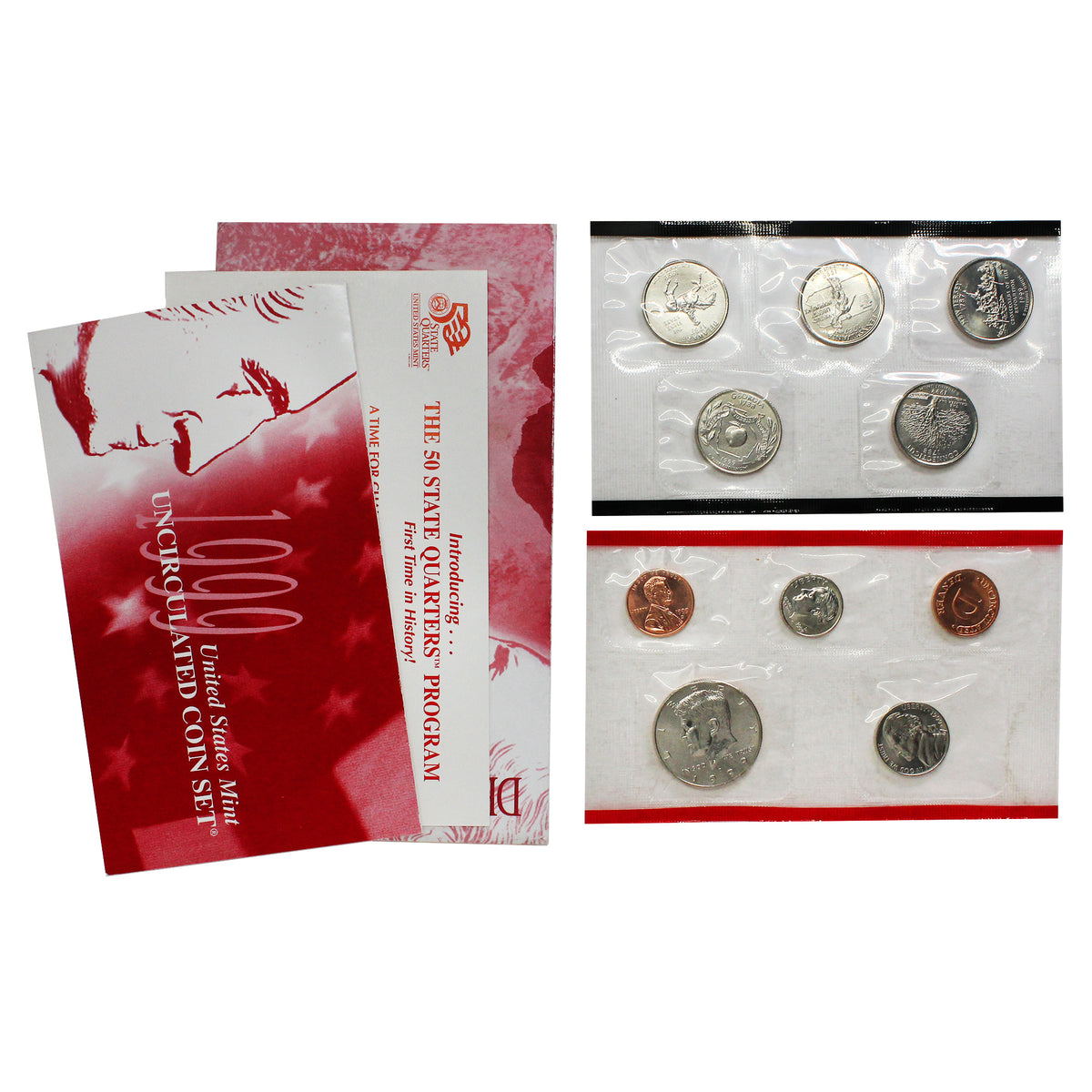 USA P&D 1999 Uncirculated Mint Sets (See Desc.)