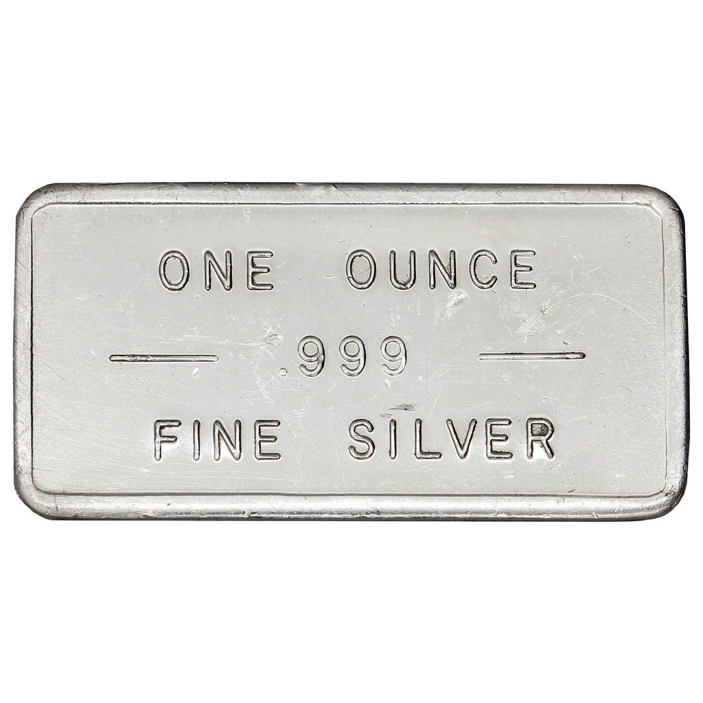 Bache & Company 1oz. Fine Silver Bar (No Tax) Impaired