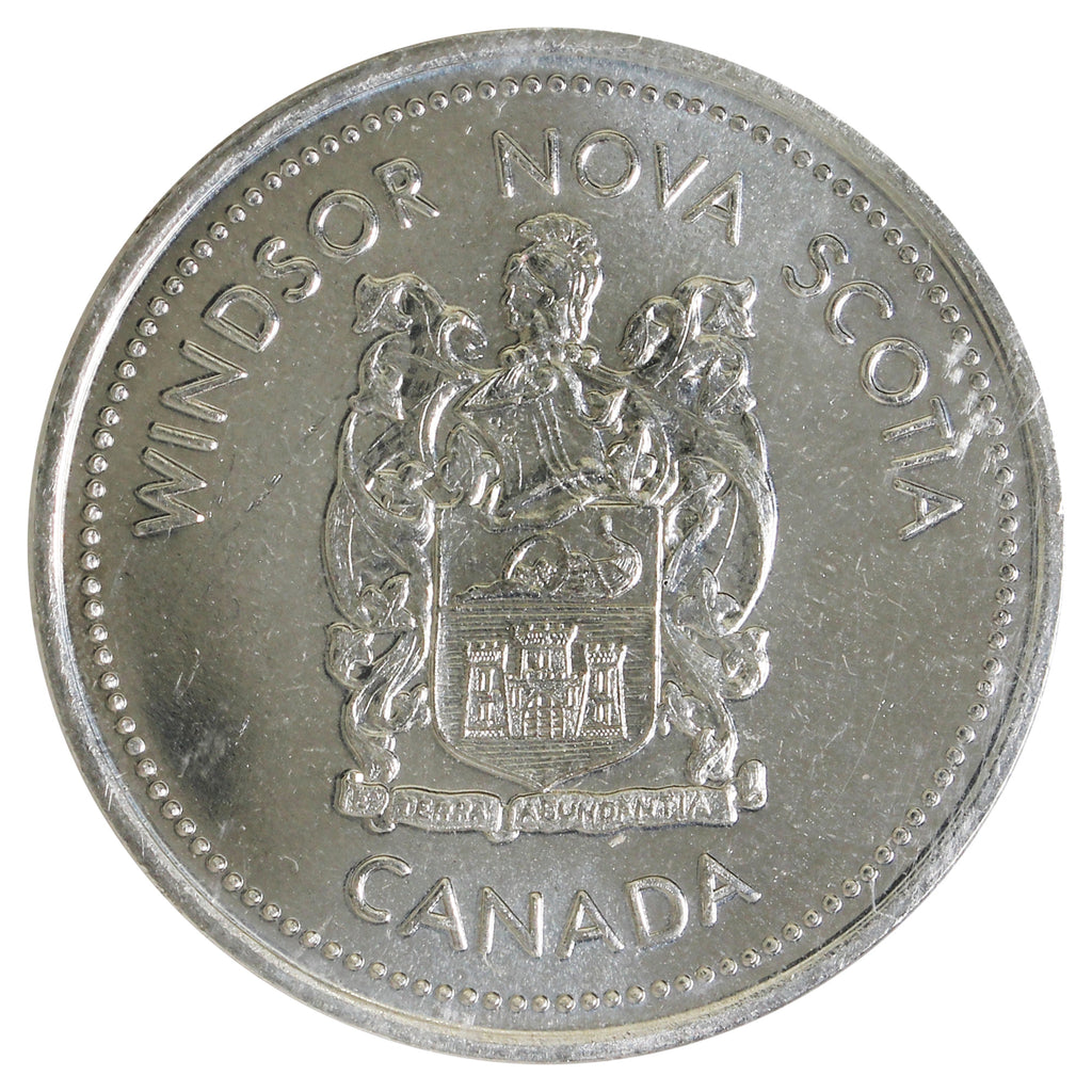 1985 Windsor, NS Blockhouse Trade Dollar Token