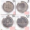 Lot of 4x 1939-1953 Canada Dollar, Circ to UNC+, 4Pcs. (Impaired)