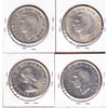 Lot of 4x 1939-1953 Canada Dollar, Circ to UNC+, 4Pcs. (Impaired)