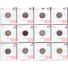 Lot of 12x 1899-1920 Canada 5-cents, G to VF-EF, 12Pcs. (Impaired)