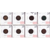 Lot of 8x 1862-1884 USA Cent, All F-VF, 8Pcs. (Impaired)