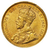 1912 Canada $5 Gold Almost Uncirculated (AU50)